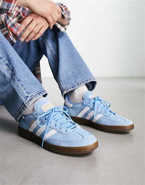 blaue spezial adidas|blue adidas originals handball spezial.